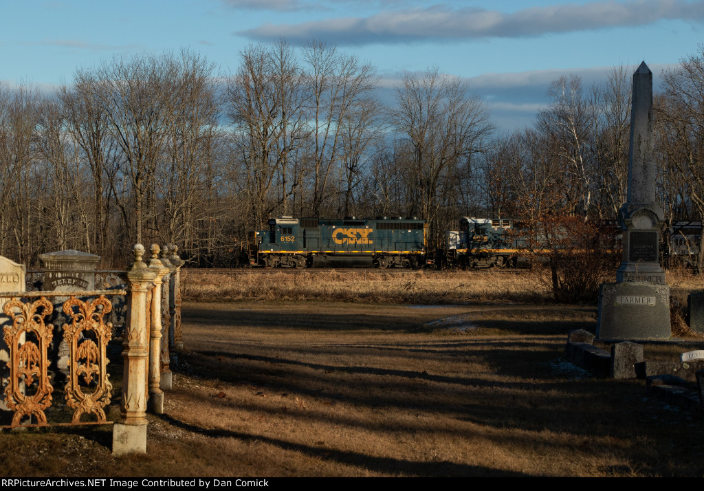 Passing the Cemetery